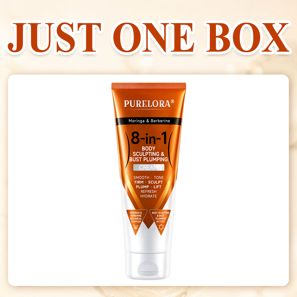 Moringa & Berberine 8-in-1 Body Sculpting & Bust Plumping Cream Smooth · Firm · Tone · Sculpt · Refresh · Hydrate · Plump · Lift